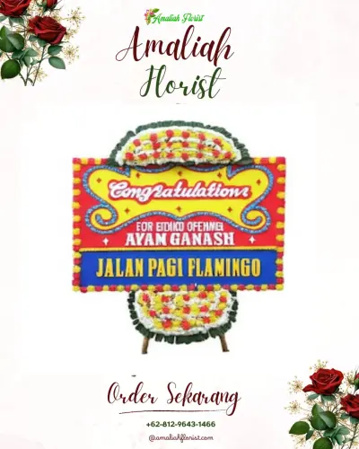 Bunga Papan Congratulation di Banjarwangi